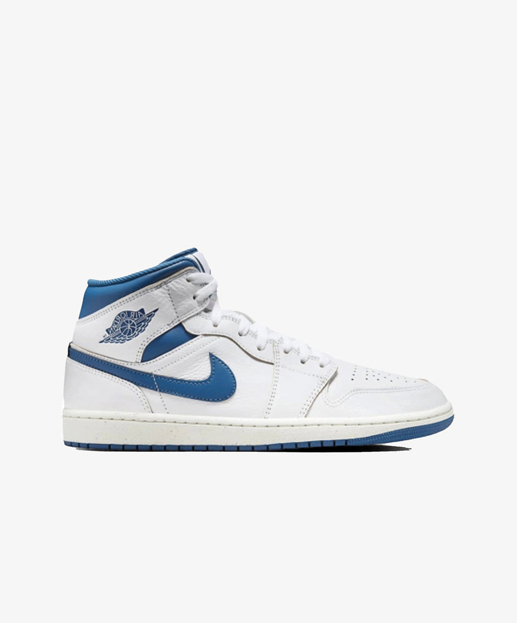 Nike Air Jordan 1 Mid SE – White / Industrial Blue / Sail