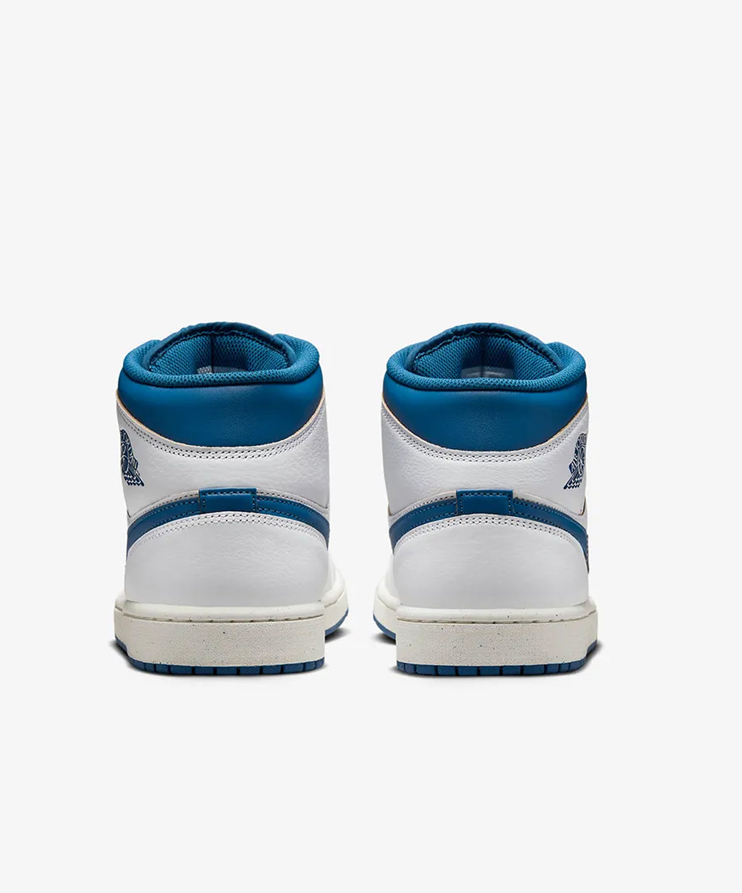 Nike Air Jordan 1 Mid SE – White / Industrial Blue / Sail