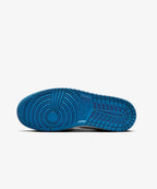 Nike Air Jordan 1 Mid SE – White / Industrial Blue / Sail
