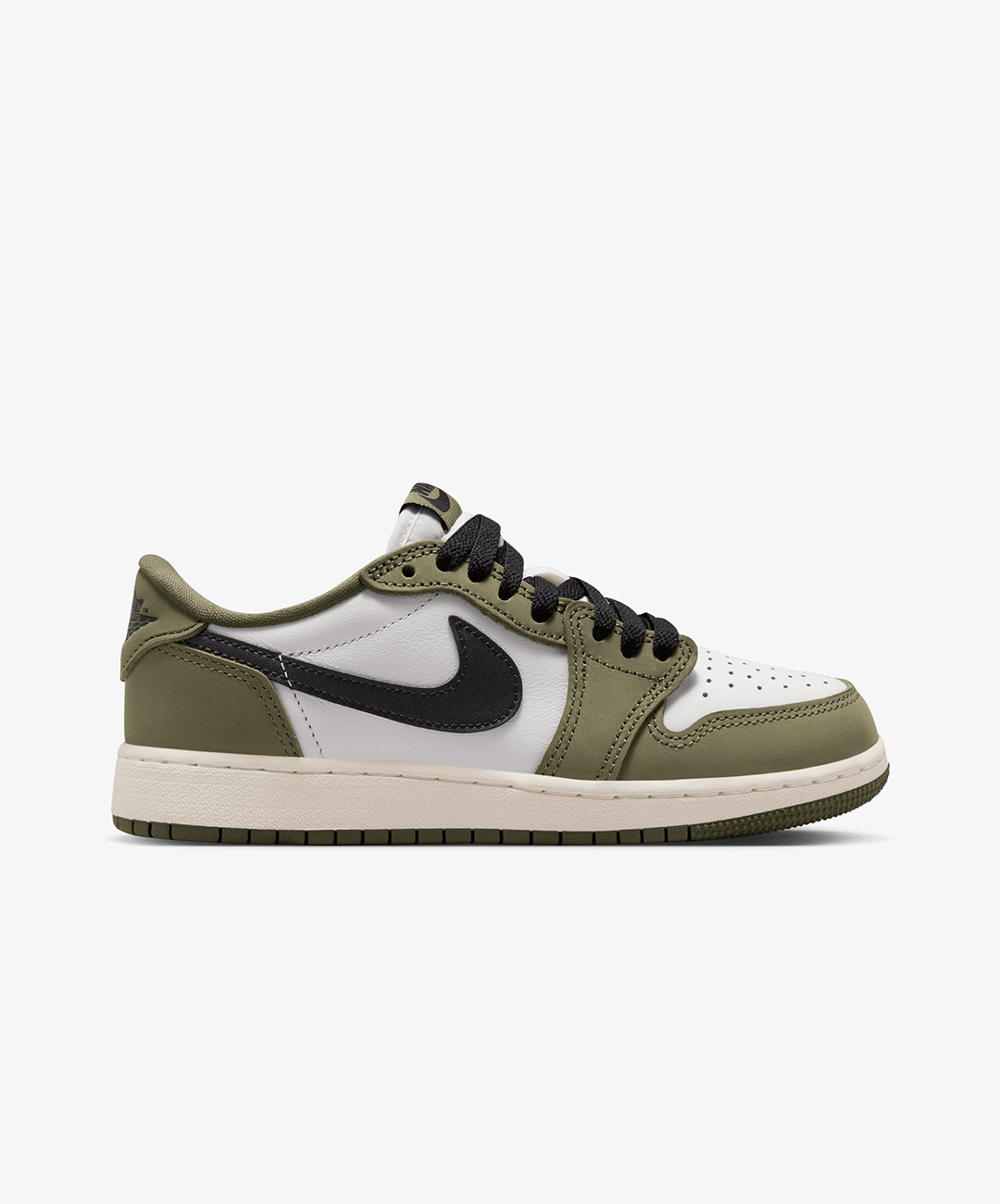Nike Air Jordan 1 Retro Low – Medium Olive / Summit White
