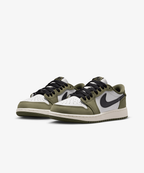 Nike Air Jordan 1 Retro Low – Medium Olive / Summit White