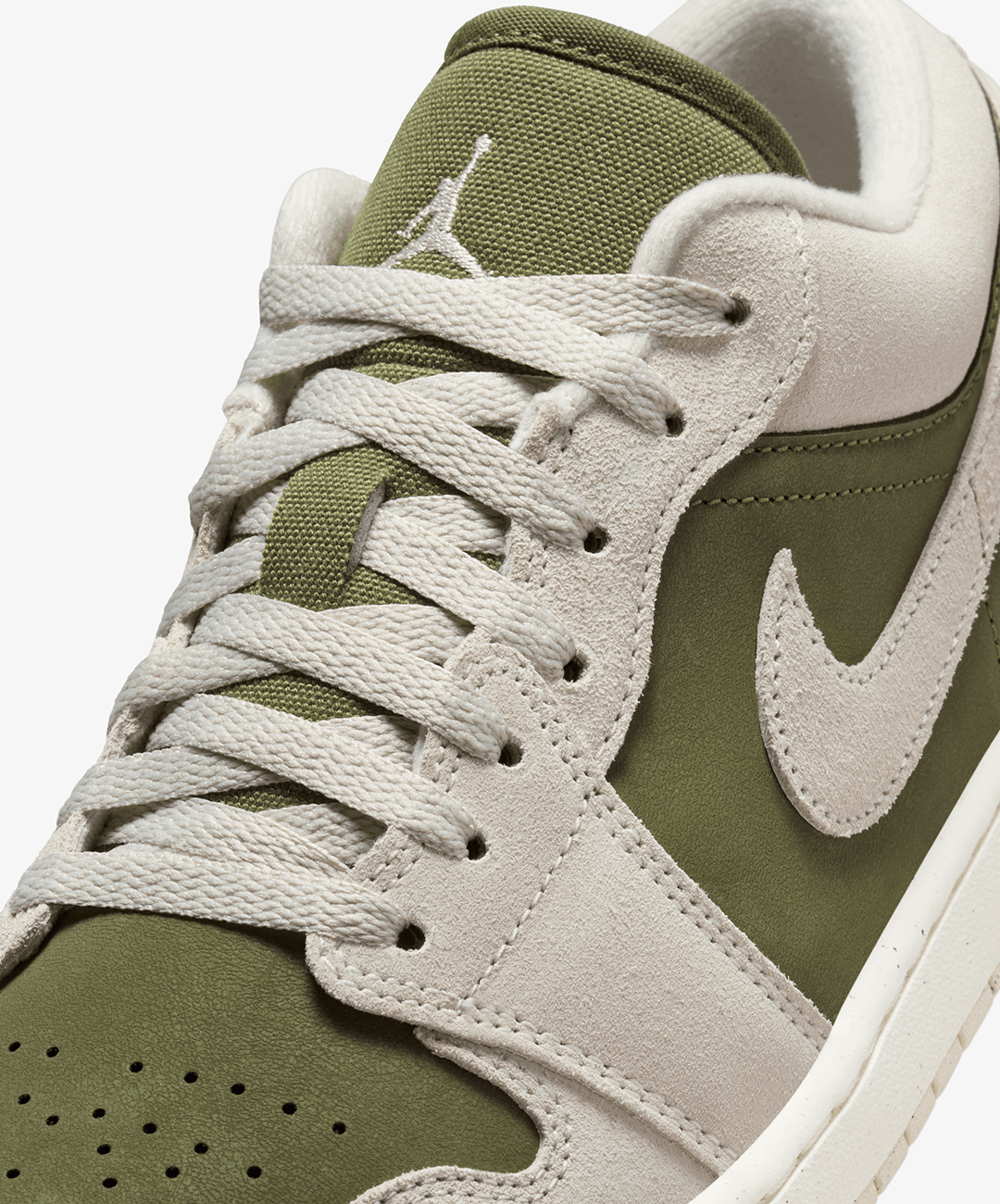 Nike Air Jordan 1 Low SE – Medium Olive / Lt Orewood Brn / Sail
