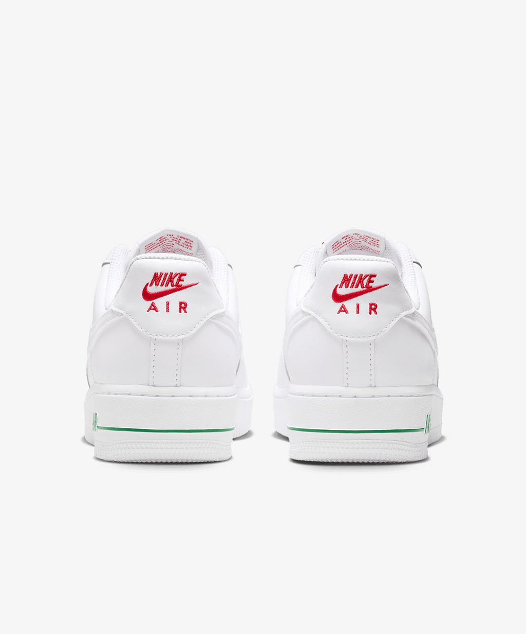 Nike Air Force 1 '07 SE – White / Sport Red / Pine Green / White