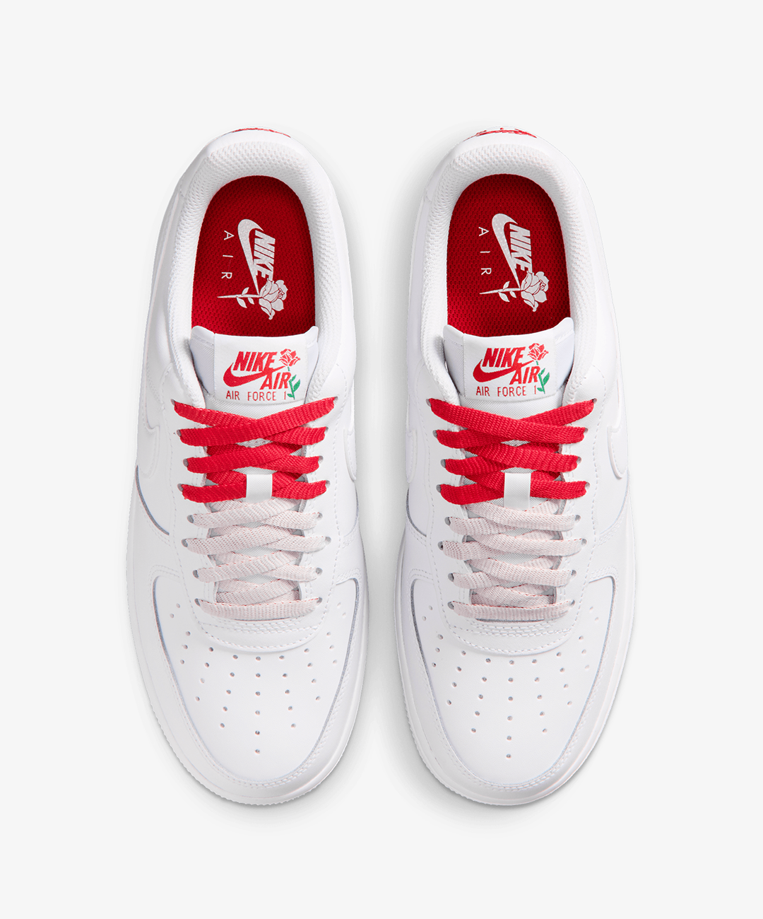 Nike Air Force 1 '07 SE – White / Sport Red / Pine Green / White