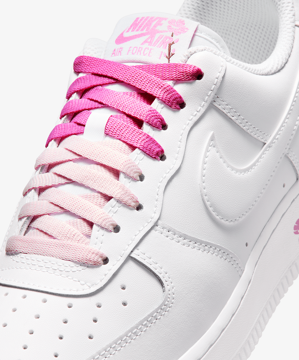 Nike Air Force 1 '07 SE – White / Playful Pink / Fauna Brown