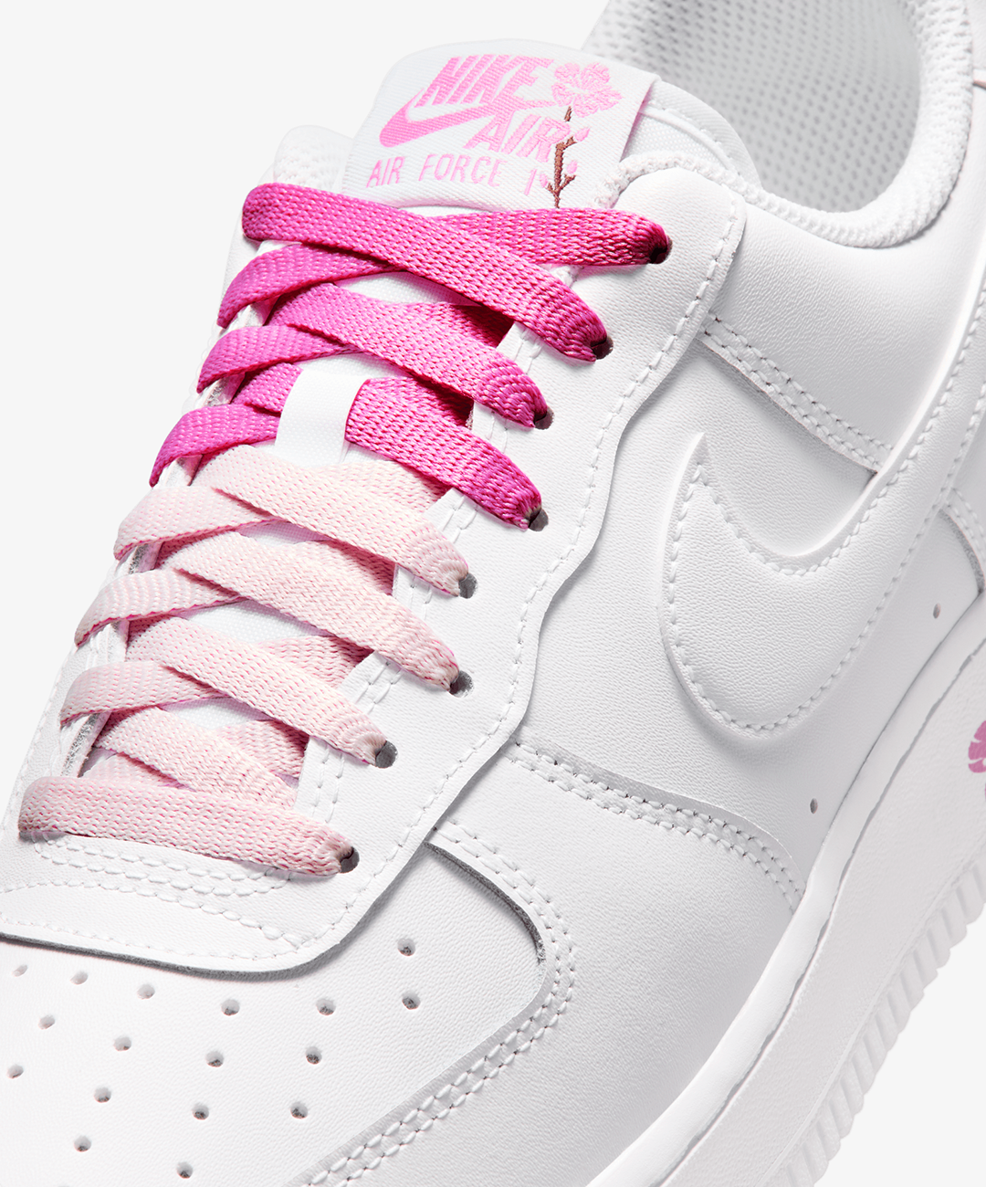 Nike Air Force 1 '07 SE – White / Playful Pink / Fauna Brown