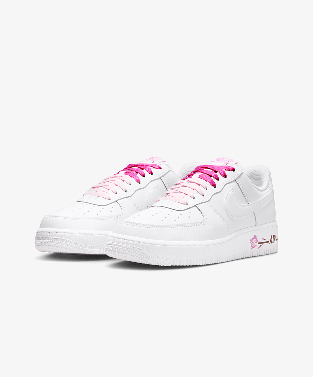 Nike Air Force 1 '07 SE – White / Playful Pink / Fauna Brown