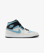 Nike Air Jordan 1 Mid – Summit White / Blue Chill / Black