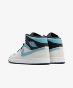 Nike Air Jordan 1 Mid – Summit White / Blue Chill / Black