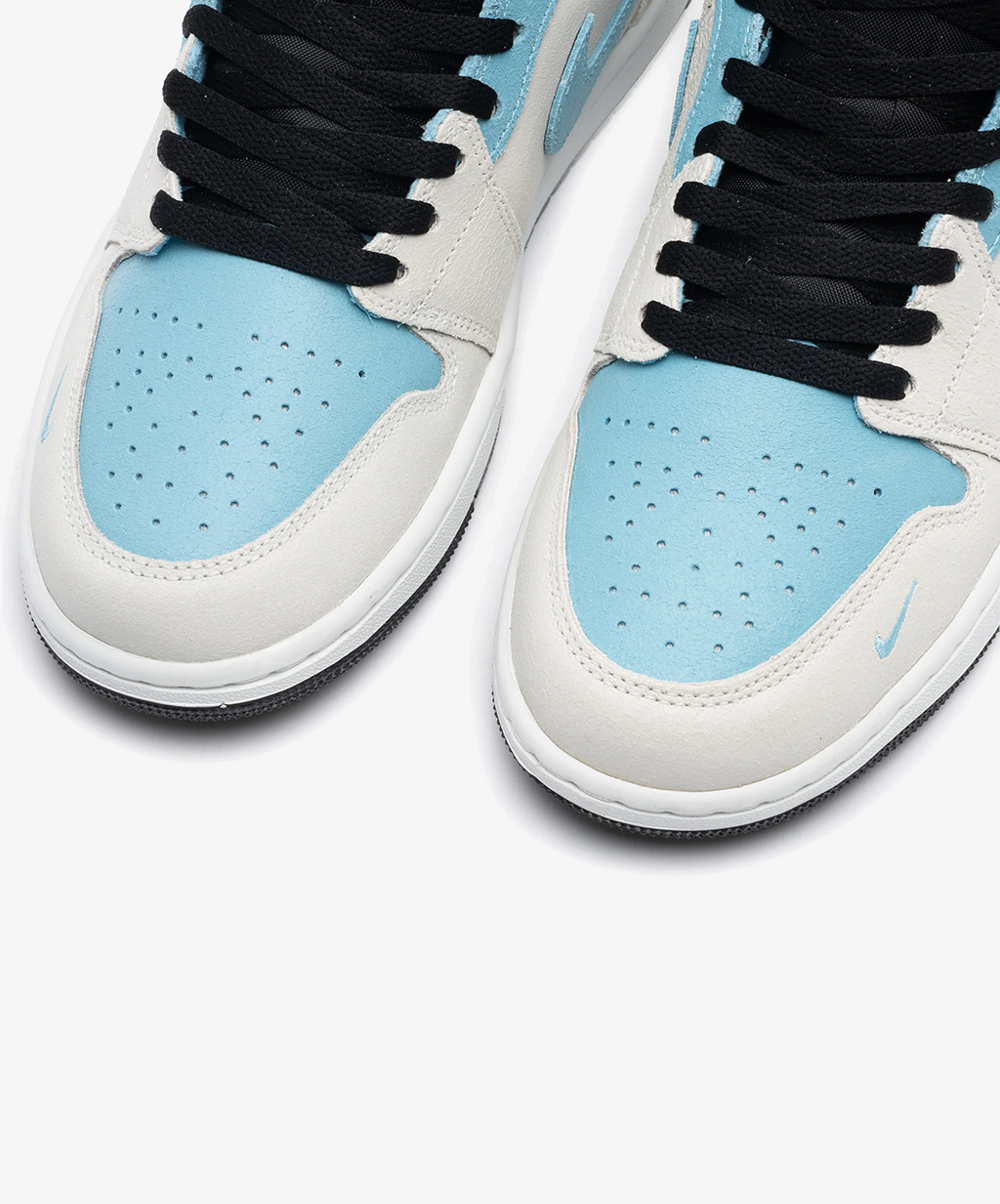 Nike Air Jordan 1 Mid – Summit White / Blue Chill / Black